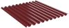 Профнастил С21 0,45мм  RAL3005