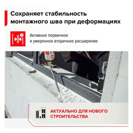 Пена монтажная профессиональная ТехноНИКОЛЬ 65 MAXIMUM всесезонная