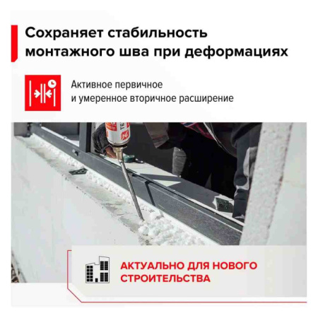 Пена монтажная профессиональная ТехноНИКОЛЬ 65 MAXIMUM зимняя